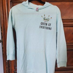 NWOT - Justice - Hoodie Tunic-  Kids Sz 10